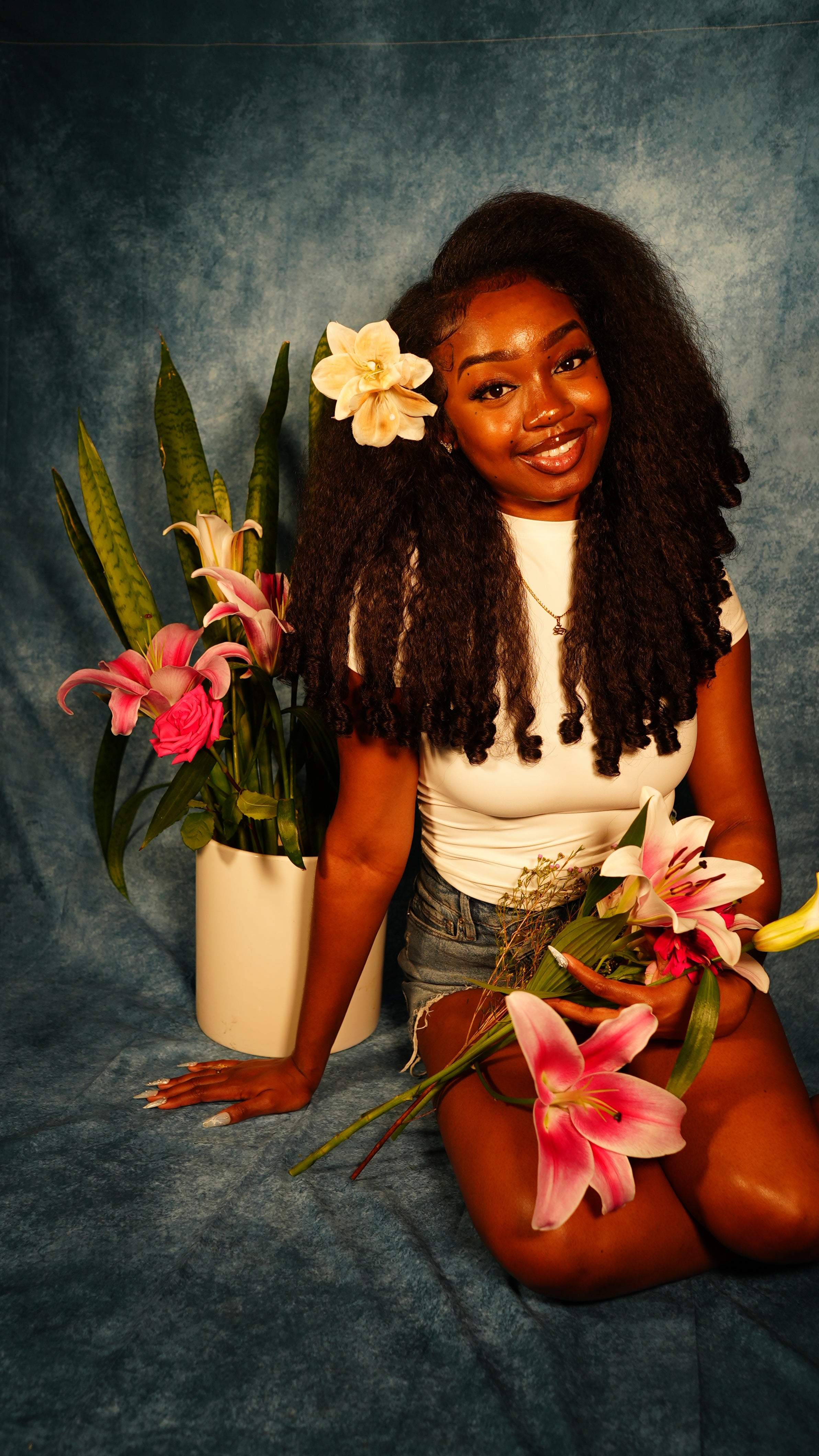 Faux Flower Clip (PRE-ORDER)